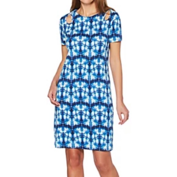 Rafaella Cutout Tie-Dye Dress Size: Medium - Picture 16 of 16
